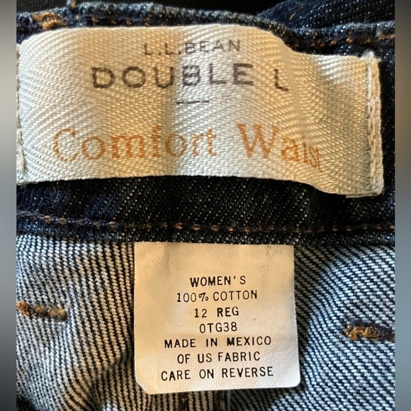 VTG LL Bean Double L Comfort Gorpcore Relaxed Fit
Stretch Waist Jeans Women’s 12 - Picture 7 of 9